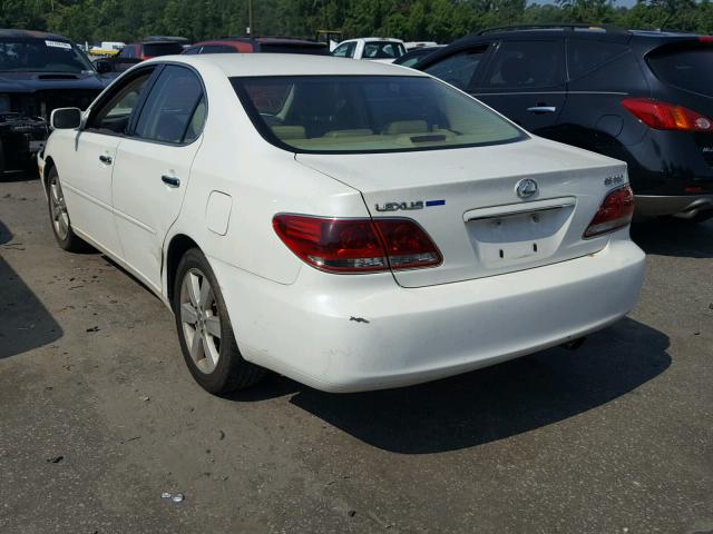 JTHBA30G565166545 - 2006 LEXUS ES 330 WHITE photo 3