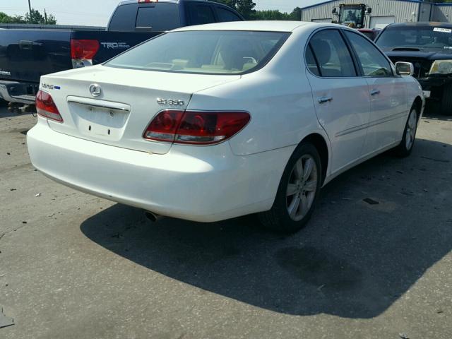 JTHBA30G565166545 - 2006 LEXUS ES 330 WHITE photo 4