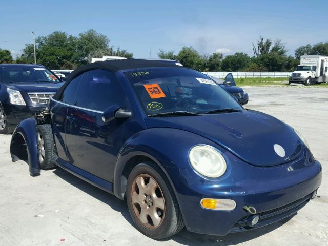 3VWCK21Y13M318392 - 2003 VOLKSWAGEN NEW BEETLE 蓝色 照片 1