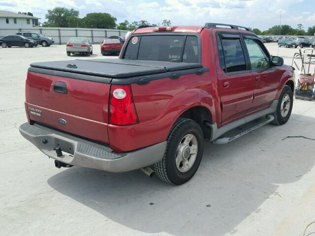 1FMZU67E92UC99270 - 2002 FORD EXPLORER S RED photo 4