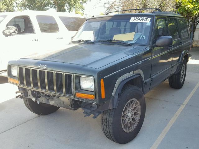 1J4FT78S4VL613514 - 1997 JEEP CHEROKEE C GREEN photo 2