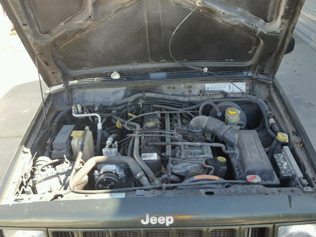 1J4FT78S4VL613514 - 1997 JEEP CHEROKEE C GREEN photo 7