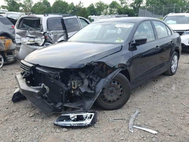 3VW2K7AJ6BM392367 - 2011 VOLKSWAGEN JETTA BASE Սև լուսանկար 2