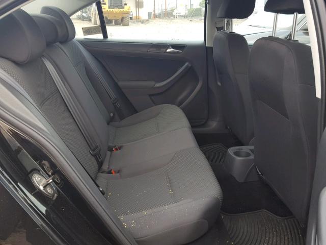 3VW2K7AJ6BM392367 - 2011 VOLKSWAGEN JETTA BASE Սև լուսանկար 6