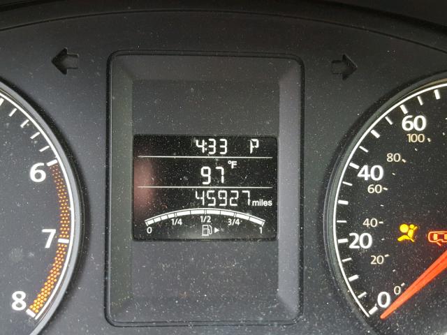 3VW2K7AJ6BM392367 - 2011 VOLKSWAGEN JETTA BASE Սև լուսանկար 8