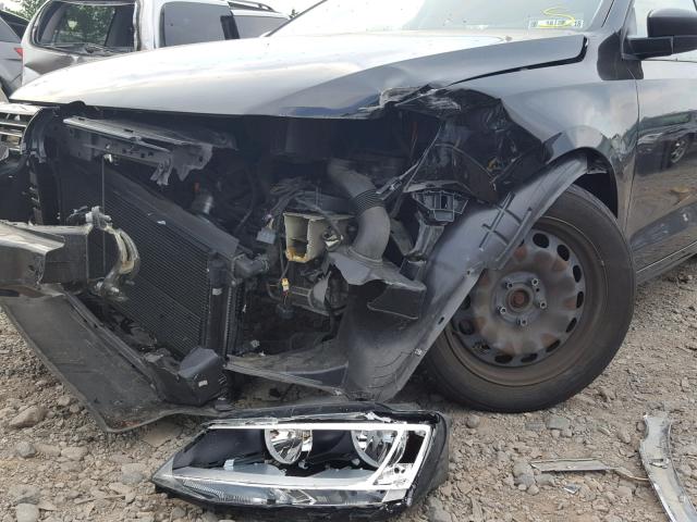 3VW2K7AJ6BM392367 - 2011 VOLKSWAGEN JETTA BASE Սև լուսանկար 9