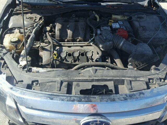 3FAHP0HG9AR300448 - 2010 FORD FUSION GRAY photo 7