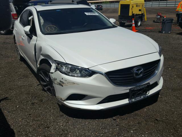 JM1GL1V56H1113988 - 2017 MAZDA 6 TOURING WHITE photo 1