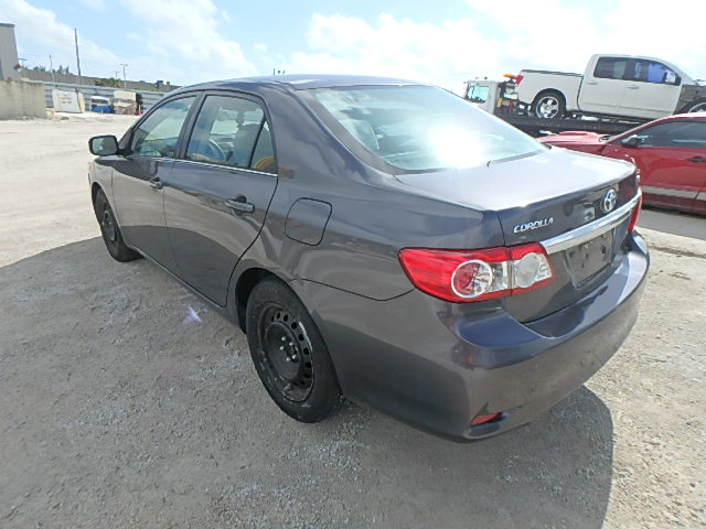 5YFBU4EE7DP096262 - 2013 TOYOTA COROLLA BA SILVER photo 3