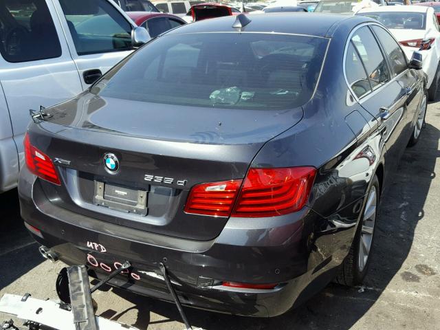 WBAFV3C57FD686850 - 2015 BMW 535 D GRAY photo 4