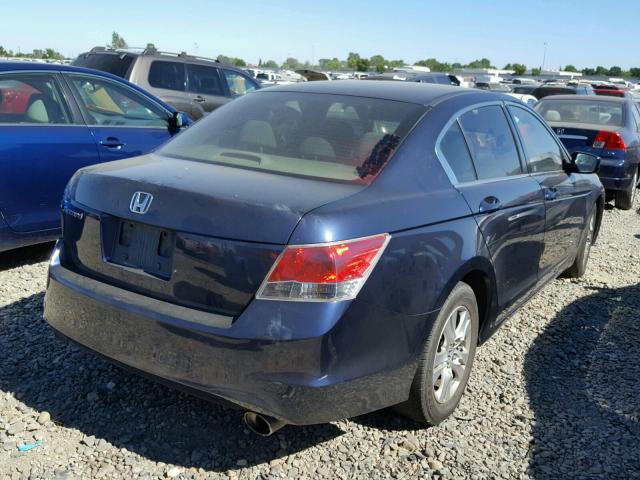 JHMCP26468C030398 - 2008 HONDA ACCORD LXP BLUE photo 4