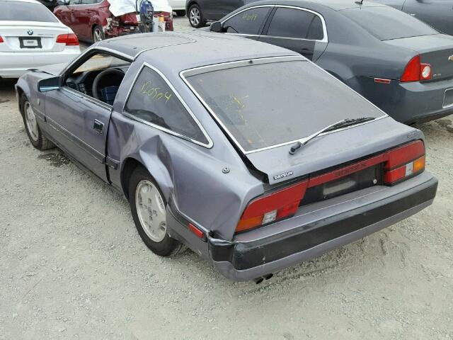 JN1HZ16S6EX005177 - 1984 DATSUN 300ZX 2+2 BLUE photo 3