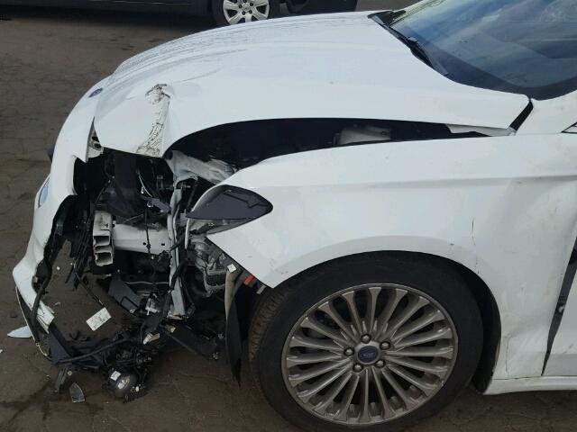 3FA6P0D93ER105711 - 2014 FORD FUSION TIT WHITE photo 10