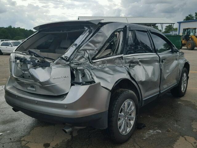 2FMDK39C98BA92855 - 2008 FORD EDGE GRAY photo 4