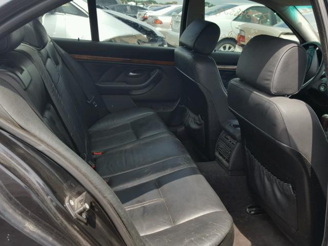 WBADN5347YGC93865 - 2000 BMW 540 I BLACK photo 6