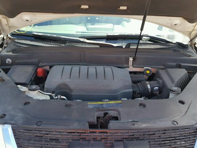 1GKER23788J176160 - 2008 GMC ACADIA SLT თეთრი ფოტო 7