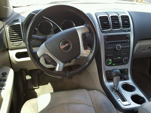 1GKER23788J176160 - 2008 GMC ACADIA SLT თეთრი ფოტო 9