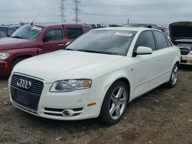 WAUAF78E46A042716 - 2006 AUDI A4 2 WHITE photo 2