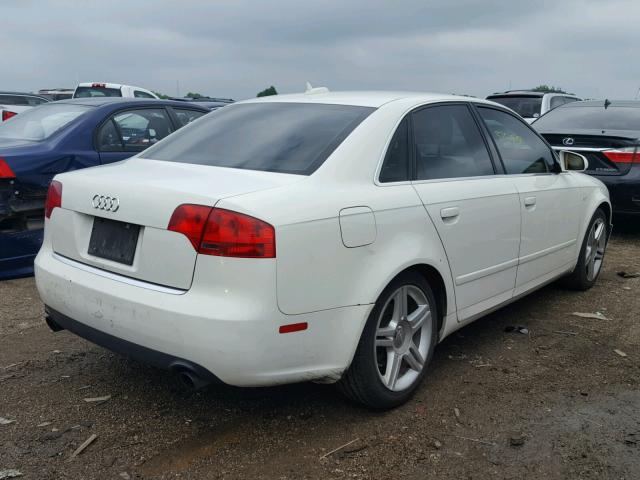 WAUAF78E46A042716 - 2006 AUDI A4 2 WHITE photo 4