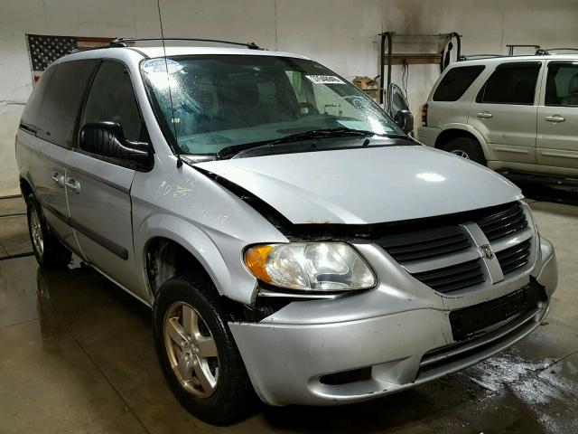 1D4GP45R75B124466 - 2005 DODGE CARAVAN SX SILVER photo 1