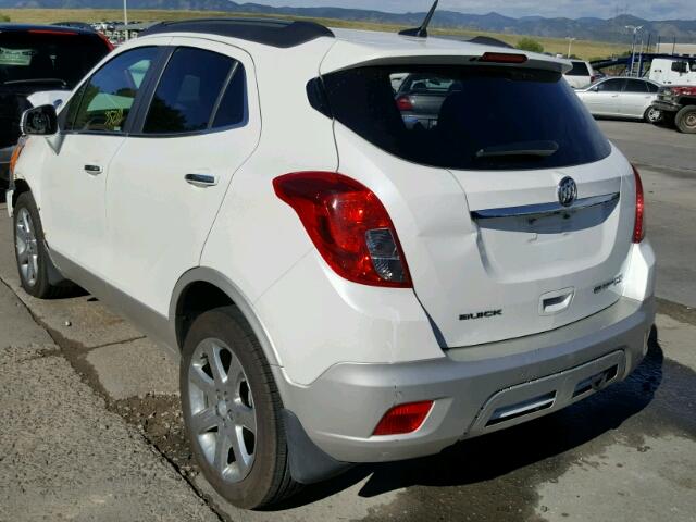 KL4CJHSB7EB555945 - 2014 BUICK ENCORE PRE WHITE photo 3