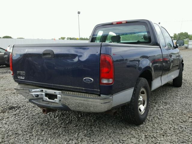 2FTRX17284CA18812 - 2004 FORD F-150 HERI BLUE photo 4