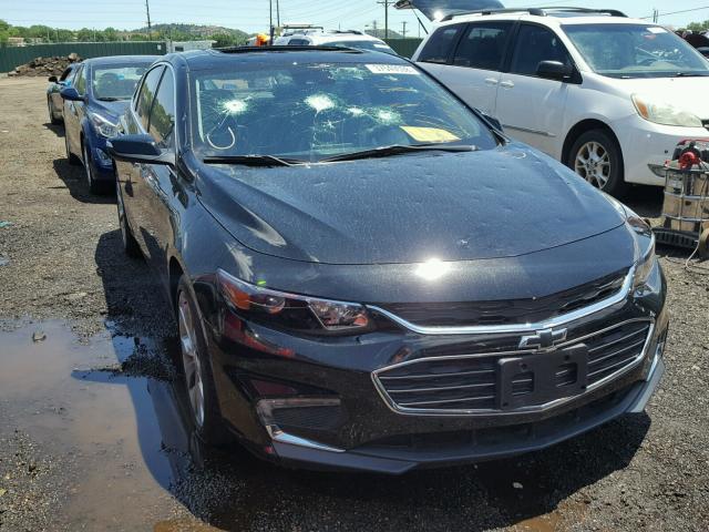 1G1ZE5SX9JF108818 - 2018 CHEVROLET MALIBU PRE BLACK photo 1