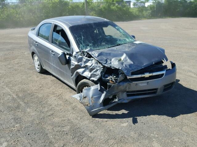 3G1TV55E79L126610 - 2009 CHEVROLET AVEO LS GRAY photo 1