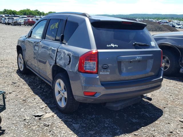 1J4NF1FB5BD235129 - 2011 JEEP COMPASS SP GRAY photo 3