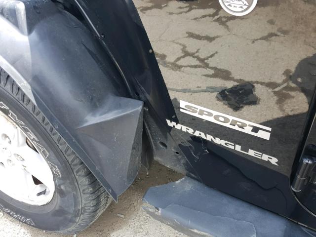 1C4AJWAGXEL260573 - 2014 JEEP WRANGLER S 黑色 照片 10