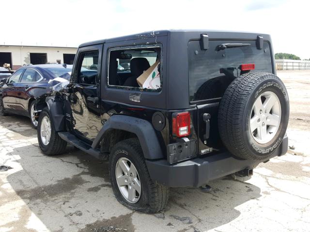 1C4AJWAGXEL260573 - 2014 JEEP WRANGLER S 黑色 照片 3