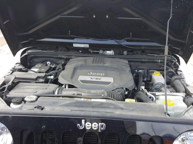 1C4AJWAGXEL260573 - 2014 JEEP WRANGLER S 黑色 照片 7