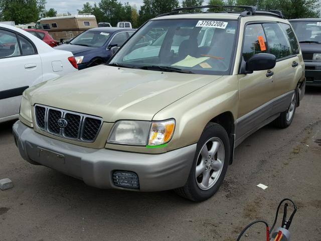 JF1SF65521H735960 - 2001 SUBARU FORESTER S GREEN photo 2