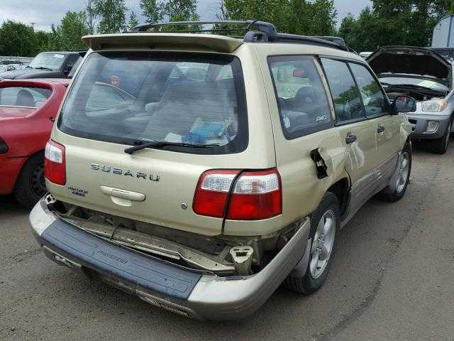 JF1SF65521H735960 - 2001 SUBARU FORESTER S GREEN photo 4