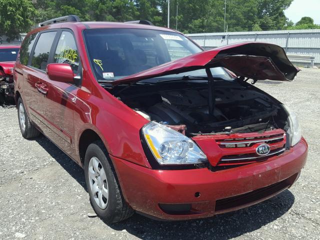 KNDMB233X66059012 - 2006 KIA SEDONA EX RED photo 1