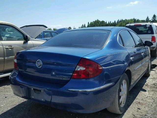 2G4WJ562551230315 - 2005 BUICK ALLURE CXL BLUE photo 4