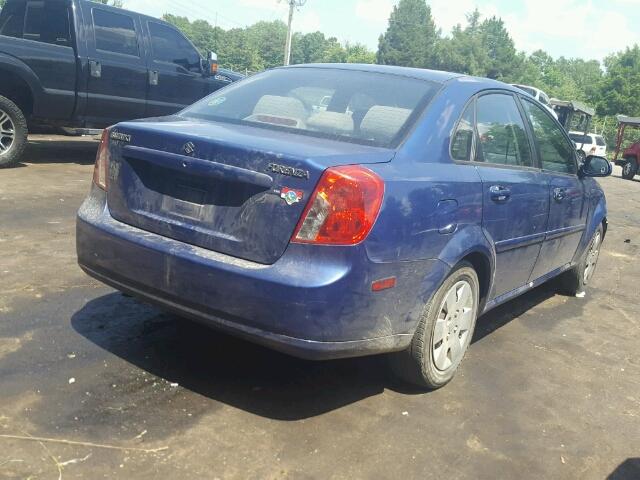 KL5JD56Z98K857743 - 2008 SUZUKI FORENZA BA BLUE photo 4