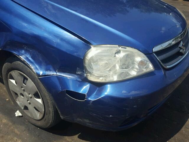 KL5JD56Z98K857743 - 2008 SUZUKI FORENZA BA BLUE photo 9