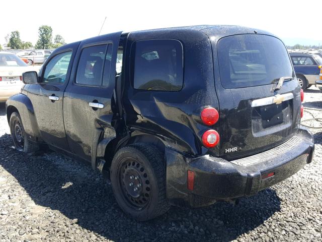 3GNDA13D86S663375 - 2006 CHEVROLET HHR LS BLACK photo 3