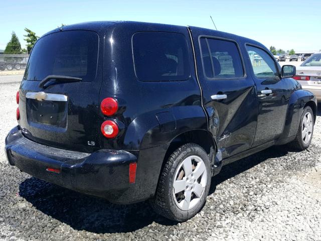 3GNDA13D86S663375 - 2006 CHEVROLET HHR LS BLACK photo 4