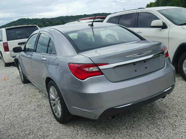 1C3CCBCG2DN515653 - 2013 CHRYSLER 200 LIMITE SILVER photo 3