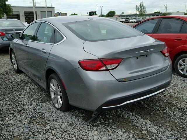 1C3CCCAB7FN713970 - 2015 CHRYSLER 200 LIMITE GRAY photo 3