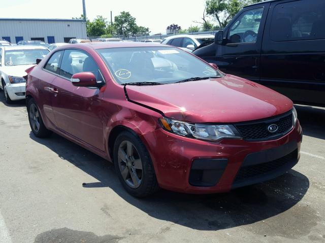 KNAFU6A29A5150711 - 2010 KIA FORTE EX RED photo 1