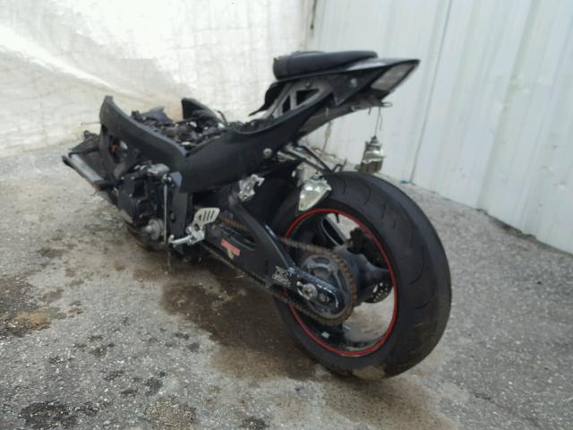 JS1GN7DA772112850 - 2007 SUZUKI GSX-R600 BLACK photo 3