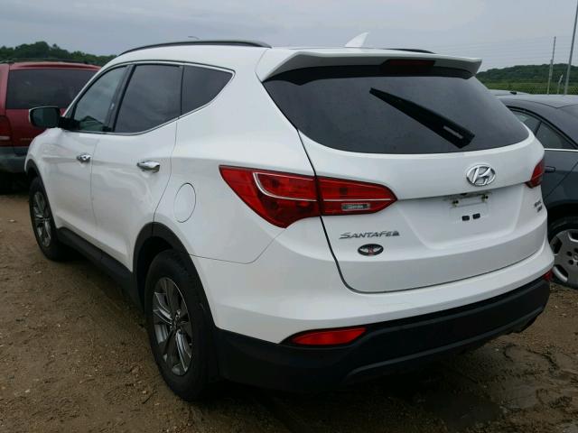 5XYZUDLB0GG354511 - 2016 HYUNDAI SANTA FE S WHITE photo 3