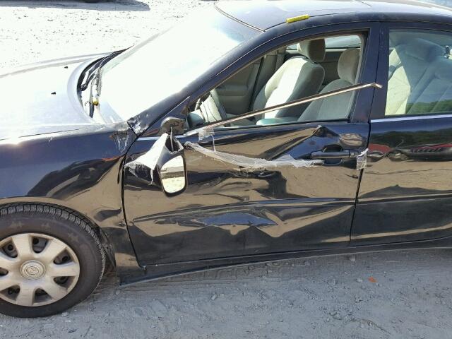 4T1BE32K52U096838 - 2002 TOYOTA CAMRY LE შავი ფოტო 9