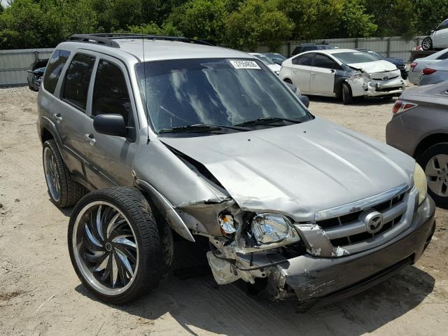 4F2YZ02Z16KM19086 - 2006 MAZDA TRIBUTE I SILVER photo 1