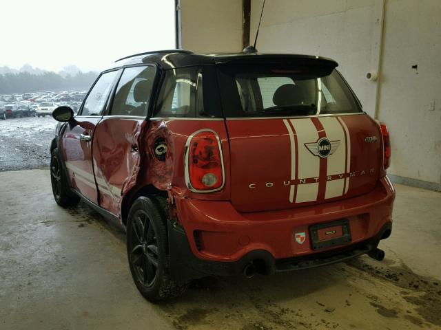 WMWZC5C55EWP36548 - 2014 MINI COOPER S C RED photo 3