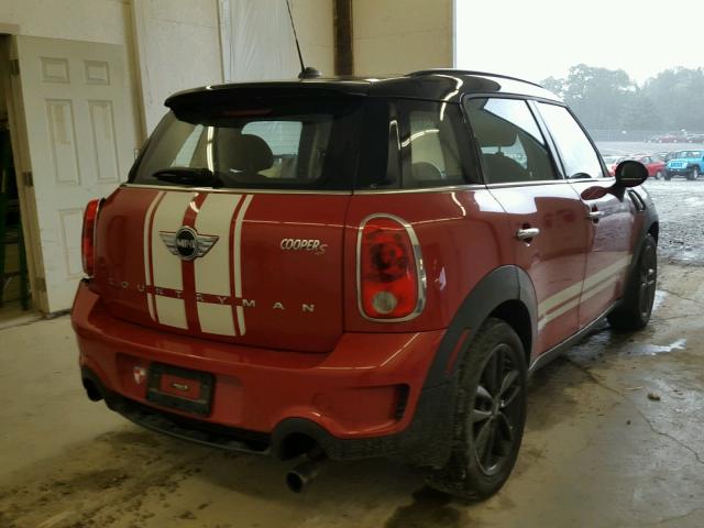 WMWZC5C55EWP36548 - 2014 MINI COOPER S C RED photo 4