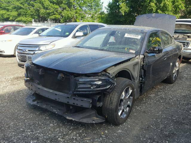 2C3CDXJG3FH891464 - 2015 DODGE CHARGER SX GRAY photo 2